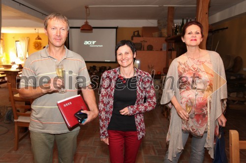 Stanko Rojko, Gozdarstvo Gornja Radgona; dr. Tatjana Fulder, direktorica PORA; mag. Norma Bale, direktorica Kultprotur