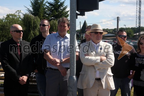 Bartolo Lampret, svetovalec župana MOM za odnose z javnostmi; Ivan Hajnšek, direktor Snaga Maribor; dr. Andrej Fištravec, župan MOM