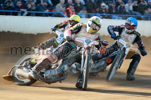 Leigh Adams, Avstralija, Matej Ferjan, Madžarska in Peter Karlsson, Švedska