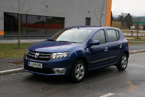 Dacia Sandero 1.5 dCi 75 Laureate, mediaspeed test