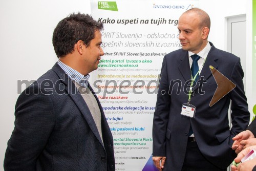 Badih J. Touma, projektni manager podjetja MZ & Partners; Boštjan Skalar, v.d. direktorja SPIRIT Slovenija