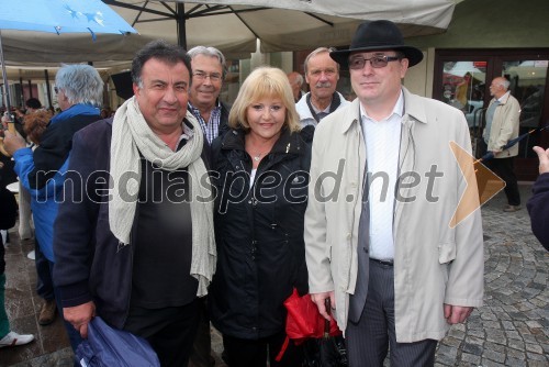 Mohamad Melqiat Bero, zdravnik; Alenka Pinterič, pevka; dr. Andrej Fištravec, župan MOM