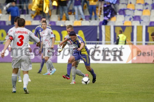 Nogometna tekma NK Maribor - NK Aluminij