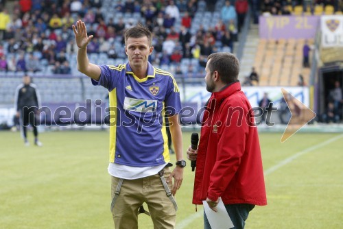 Josip Iličić Jojo, nekdanji nogometaš NK Maribor; Dejan Vedlin, ekipa Reporter Milan