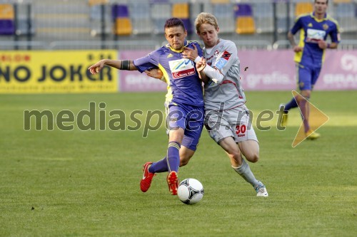 Nogometna tekma NK Maribor - NK Aluminij