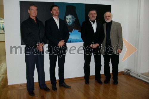 Pierce Brosnan, igralec; Aleksandar Bogdanović, župan Cetinje (Črna Gora); ...; Aleksandar Bogdanovic Dimitrij Popović, zagrebški slikar, grafik in risar