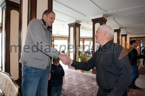 Rašo Nesterović, košarkar; Rudi Hiti, nekdanji hokejist in član Hrama športnih junakov