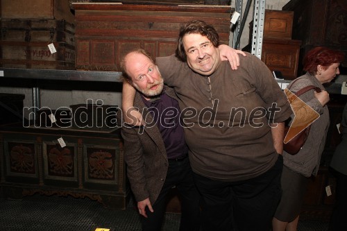 Boštjan Perovšek, glasbenik, skladatelj in oblikovalec zvoka; Žiga Koritnik, fotograf in snemalec