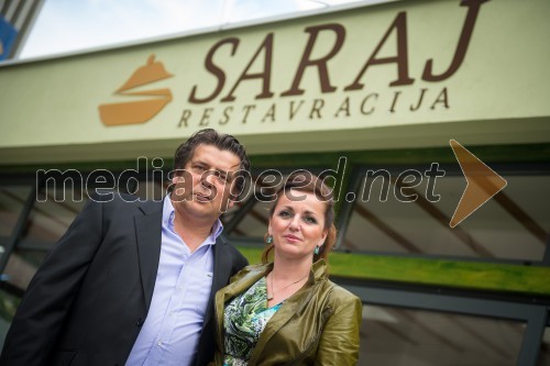 Husko Hajdarpašić, lastnik restavracije Saraj; Darija Hajdarpašić, direktorica Seam d.o.o., lastnica restavracije Saraj