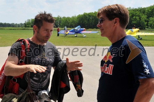 Hannes Arch, pilot; Kirby Chambliss, pilot