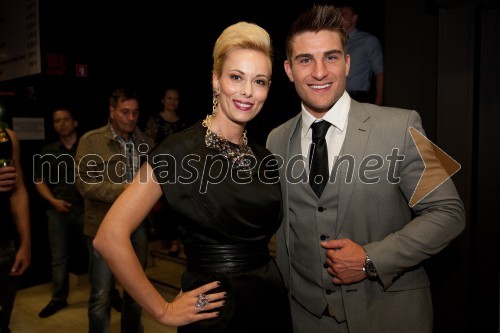 Pia Pustovrh, voditeljica; Ryan Terry, Mister International 2010