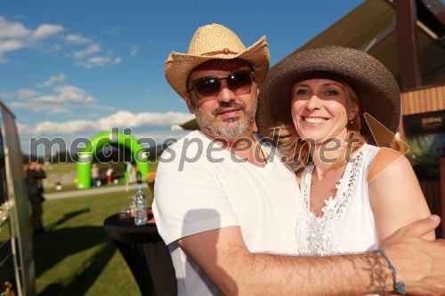 Tony Cetinski, pevec; Andreja Comino, novinarka