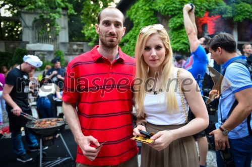 Jan Žumer, atlet in fant Ajde Sitar; Ajda Sitar, Miss Športa 2009