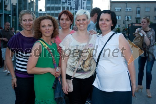 Monika Štupica; Simona Podlipny, marketing Porsche Slovenija d.o.o.; Simona Vračar; Petra Hrovat; Vanja Časar