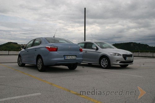 Citroën C-Elysee HDi92 Exclusive in Peugeot 301 1.6 VTi