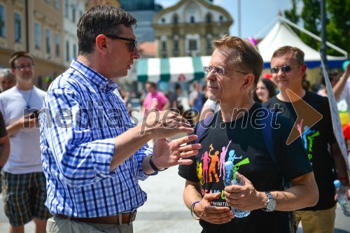 Borut Pahor, predsednik Republike Slovenije; Pekka Metso, veleposlanik Republike Finske v Sloveniji