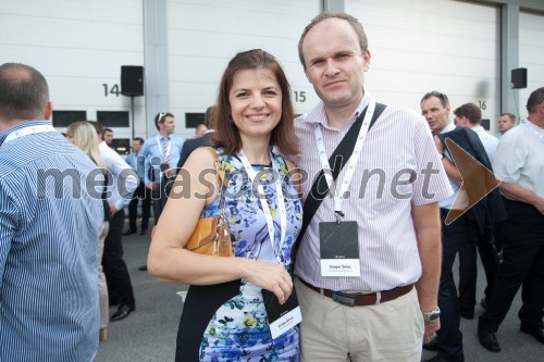 Sonja Šmuc, izvršna direktorica Združenja Manager; Gregor Šmuc, odgovoren za prodajo podjetjem pri Peugeot Slovenija d.o.o.