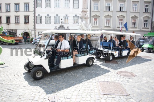 Vožnja s Kavalirji po Ljubljani