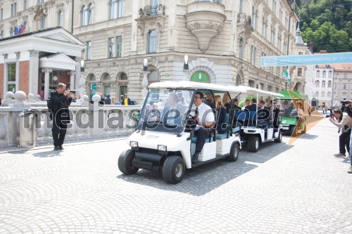 Vožnja s Kavalirji po Ljubljani