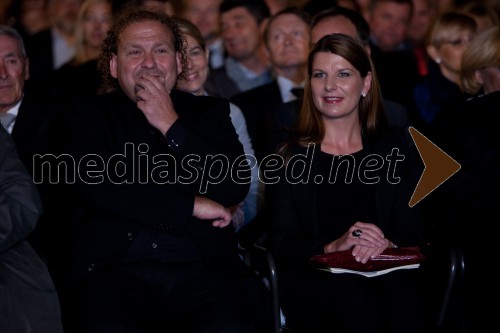 Darko Brlek, direktor Festivala Ljubljana; Janja Lamberger