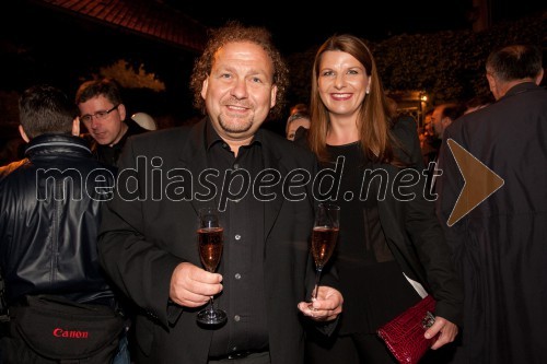 Darko Brlek, direktor Festivala Ljubljana; Janja Lamberger