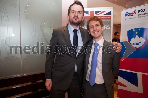 James Hampson, British Council; James Hilton, ambasada Velike Britanije