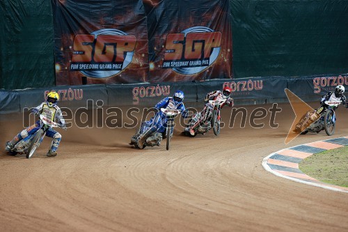 Nicki Pedersen (Danska); Matej Žagar (Slovenija); Niels Kristian Iversen (Danska); Greg Hancock (Združene države Amerike)