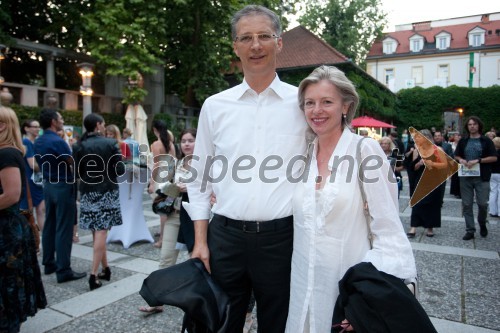 Dr. Igor Lukšič, nekdanji minister; dr. Marta Macedoni Lukšič, pediatrinja