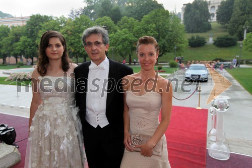 Maja Križan; Franci Križan, Rotary Club Ljubljana Emona; Franci Križan, Vesna Sodnik