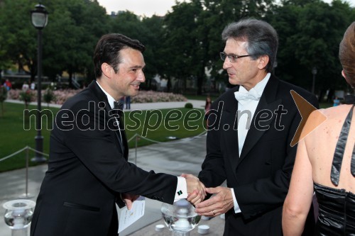 Danilo Ferjančič, generalni direktor Porsche Slovenija d.o.o.; Franci Križan, Rotary Club Ljubljana Emona