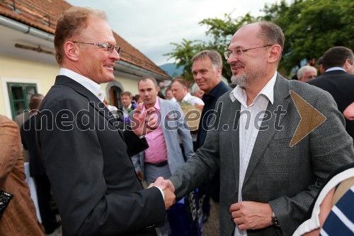 Janez Škrabec, Riko d.o.o.; Jelko Kacin, politik