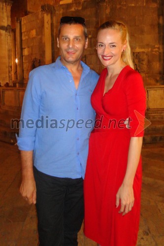 Danilo Rošker, direktor SNG Maribor; Valentina Turcu, balerina