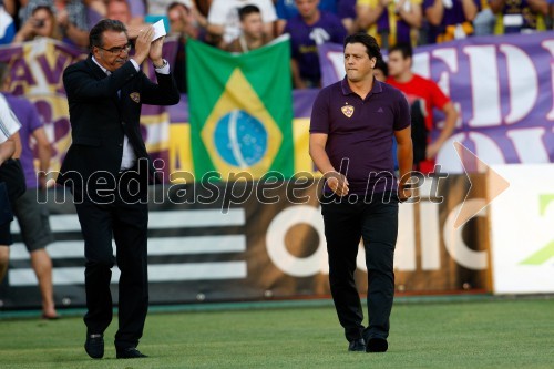 Ante Čačić, trener NK Maribor; Zlatko Zahovič, športni direktor NK Maribor