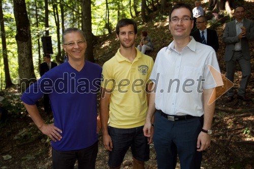 Dr. Igor Lukšič, nekdanji minister; Benjamin;  Aljuš Pertinač