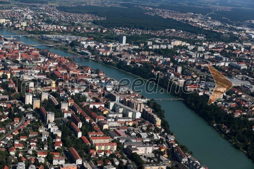 Maribor in okolica iz zraka