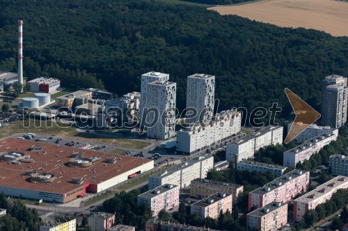 Mercator center Maribor; blok Betnavski park