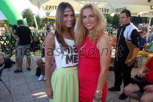 Nives Orešnik, Miss Slovenije 2012; Katja Praprotnik, vizažistka