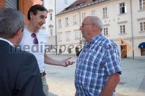 Aljoša Žorga, nekdanji košarkar; Ivo Daneu, nekdanji košarkar