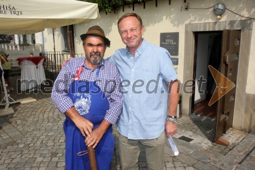 Alojz Jenuš - Slavek, outar in brač iz Malečnika; Stane Kocutar, mestni viničar in skrbnik Stare trte, odgovorni urednik Radio Maribor