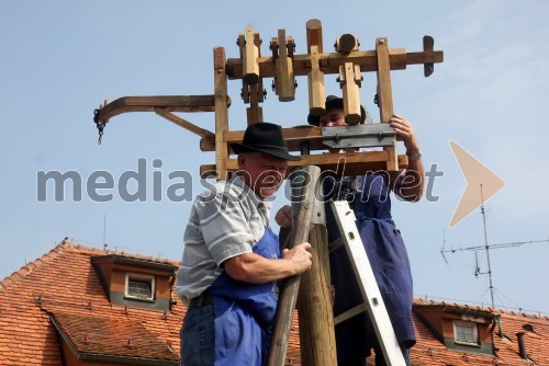 Postavljanje klopotca