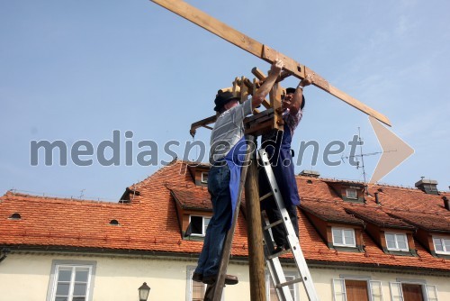 Postavljanje klopotca