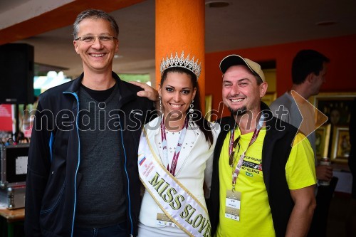 Igor Lukšič, predsednik stranke SD; Maja Cotič, Miss Slovenije 2013; Gašpar Gašpar Mišič, nekdanji državni sekretar
