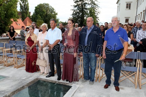 Jerneja Jančar, vinska kraljica Radgonsko - Kapelskih goric; Marija Kampuš; Anton Kampuš, župan občine Gornja Radgona; Neža Pavlič, vinska kraljica Slovenije 2013; Ivo Daneu, nekdanji košarkar; ...