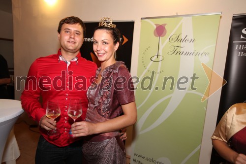 David Brečko; Neža Pavlič, vinska kraljica Slovenije 2013