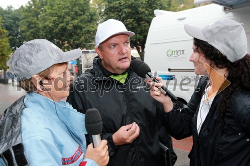 Igor Kolenko, direktor Festival Bogračfest in novinarji