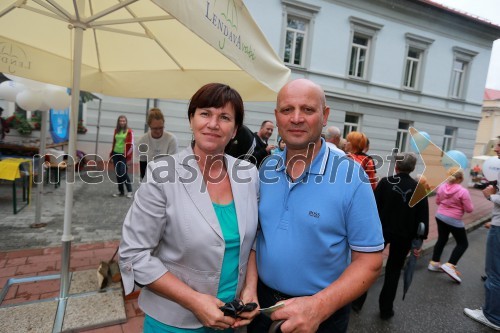 Martina Žagar; Franci Žagar, starša Mateja Žagarja