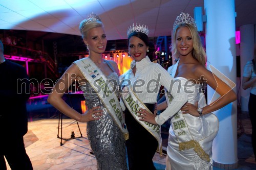 Anjeza Barbatovci, Miss Earth Slovenija 2012; Maja Cotič, Miss Slovenije 2013; Zerina Širbegović, Miss Earth BIH 2012