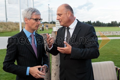 Dr. Jernej Pikalo, minister za izobraževanje, znanost in šport Republike Slovenije; Iztok Klančnik, direktor HP Slovenija