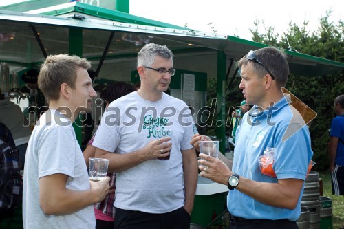 Rok Nemec, Pivovarna Laško; Matej Oset, član uprave družbe Pivovarna Laško;Matej Planko, generalni sekretar Planinske zveze Slovenije