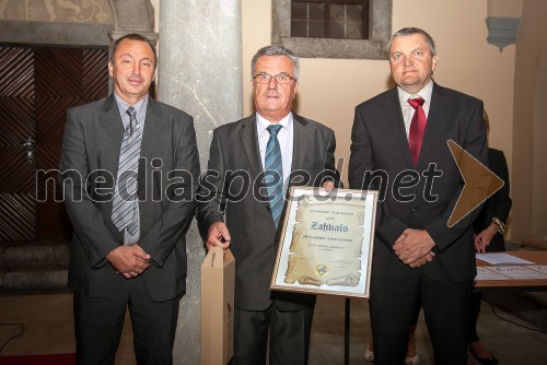 Andrej Matjašec; Janez Tomažič, predsednik speedway sekcije pri AMTK Ljubljana in predsednik Komisije za speedway pri AMZS; Igor Kolenko, Speedway team Lendava